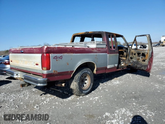 1991 Ford F-150 with VIN 1FTEX14H1MKA52920, listed as a Copart auction lot 87214614 with Not Provided miles and Non Repairable. Bid and sale history available at carsss.com. Image 3.