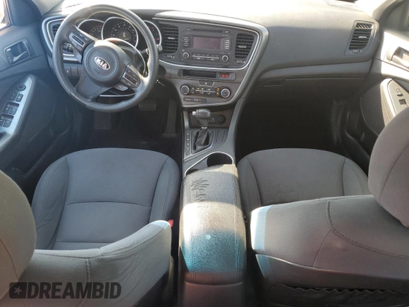 2015 Kia Optima LX with VIN KNAGM4A75F5640266, listed as a Copart auction lot 48436575 with 76,029 mi miles and Salvage Title. Bid and sale history available at carsss.com. Image 8.