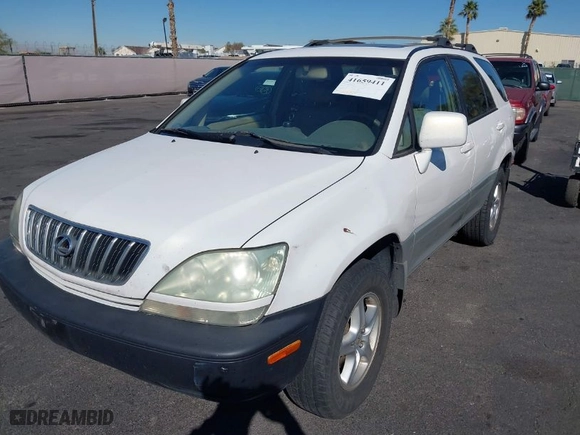 2001 Lexus RX 300 with VIN JTJHF10U410170080, listed as a IAAI auction lot 41659411 with 243,840 mi miles. Bid and sale history available at carsss.com. Image 6.