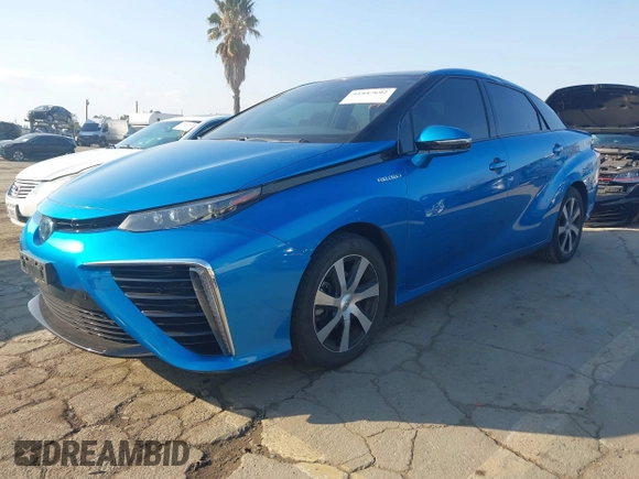 2019 Toyota Mirai with VIN JTDBVRBD0KA005792, listed as a IAAI auction lot 41447692 with 50,725 mi miles and . Bid and sale history available at carsss.com. Image 19.