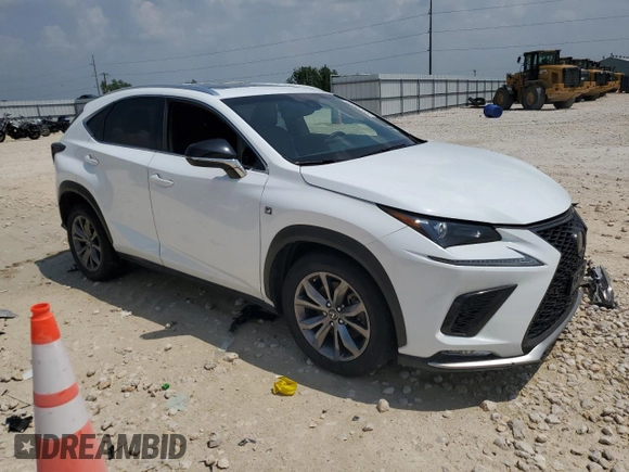 2019 Lexus NX 300 z VIN JTJYARBZ0K2133801, wystawiony jako Copart lot #55450645 z przebiegiem 96 526 mil mil oraz Szkoda całkowita • Salvage title. Historia ofert i sprzedaży dostępna na DreamBid. Obrazek 4.