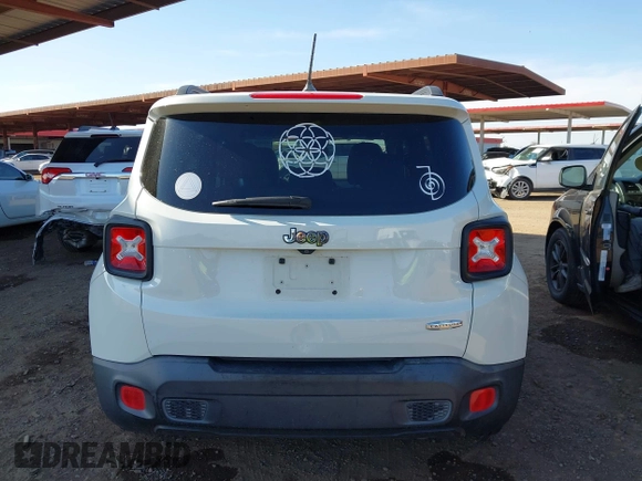 2015 Jeep Renegade Latitude with VIN ZACCJABH3FPC16382, listed as a IAAI auction lot 41858285 with 163,408 mi miles. Bid and sale history available at carsss.com. Image 16.