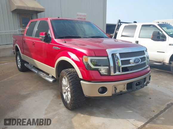 2010 Ford F-150 XL with VIN 1FTFW1EV9AFB45748, listed as a IAAI auction lot 41981953 with 221,352 mi miles. Bid and sale history available at carsss.com. Image 1.