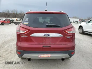 2016 Ford Escape Titanium with VIN 1FMCU9JX1GUC72265, listed as a Copart auction lot 48958575 with 65,313 mi miles and Salvage Title. Bid and sale history available at carsss.com. Image 6.
