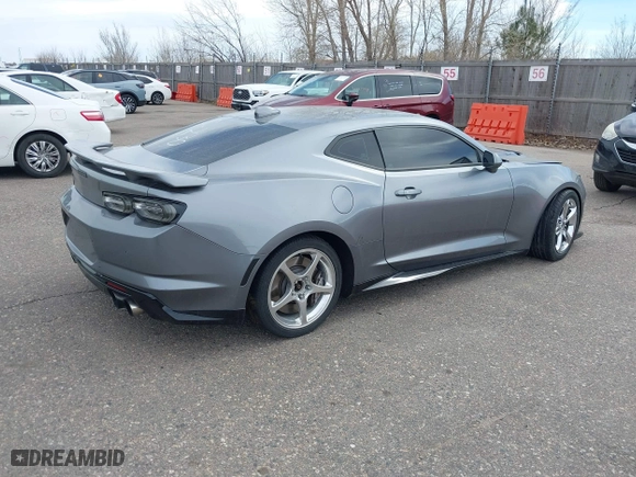 2022 Chevrolet Camaro ZL1 with VIN 1G1FK1R65N0126050, listed as a IAAI auction lot 41812386 with 20,197 mi miles. Bid and sale history available at carsss.com. Image 4.