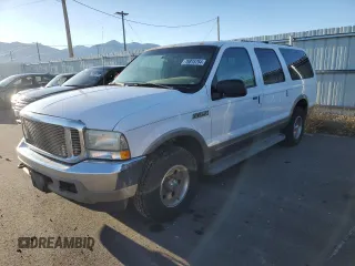 2000 Ford Excursion Limited with VIN 1FMNU42S5YEE00744, listed as a Copart auction lot 87309684 with 273,986 mi miles and Salvage Title. Bid and sale history available at DreamBid. Image 1.
