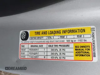 2015 Chevrolet Equinox LT z VIN 2GNFLFEK5F6341898, wystawiony jako IAAI lot #41953065 z przebiegiem 148 017 mil mil oraz . Historia ofert i sprzedaży dostępna na DreamBid. Obrazek 9.