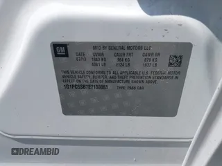 2014 Chevrolet Cruze 1LT с VIN 1G1PC5SB7E7130883, выставлен на аукционе IAAI как лот 42490921 с пробегом 152 117 миль миль и . История ставок и продаж доступна на DreamBid. Изображение 9.