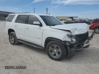 2018 Chevrolet Tahoe LS with VIN 1GNSCAEC8JR351011, listed as a Copart auction lot 49420825 with 83,322 mi miles and Salvage title. Bid and sale history available at DreamBid. Image 4.