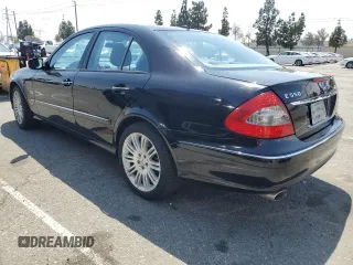 2007 Mercedes-Benz E 550 with VIN WDBUF72X47B091483, listed as a Copart auction lot 55670335 with 213,669 mi miles and Clean Title. Bid and sale history available at DreamBid. Image 2.