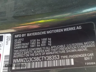 2012 MINI Clubman S z VIN WMWZG3C58CTY38353, wystawiony jako IAAI lot #41660347 z przebiegiem 134 095 mil mil oraz . Historia ofert i sprzedaży dostępna na DreamBid. Obrazek 9.