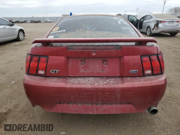 2003 Ford Mustang GT Deluxe with VIN 1FAFP42X73F394014, listed as a Copart auction lot 50248865 with 0 mi miles and Salvage Title. Bid and sale history available at carsss.com. Image 6.