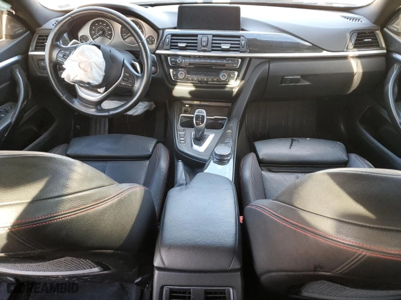 2017 BMW 4 Series 440i xDrive with VIN WBA4E5C30HG189559, listed as a Copart auction lot 81781494 with 0 mi miles and Salvage Title. Bid and sale history available at carsss.com. Image 8.