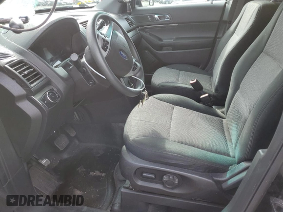 2014 Ford Utility Police Interceptor with VIN 1FM5K8AR9EGB91181, listed as a Copart auction lot 75281004 with 129,457 mi miles and Salvage Title. Bid and sale history available at carsss.com. Image 7.