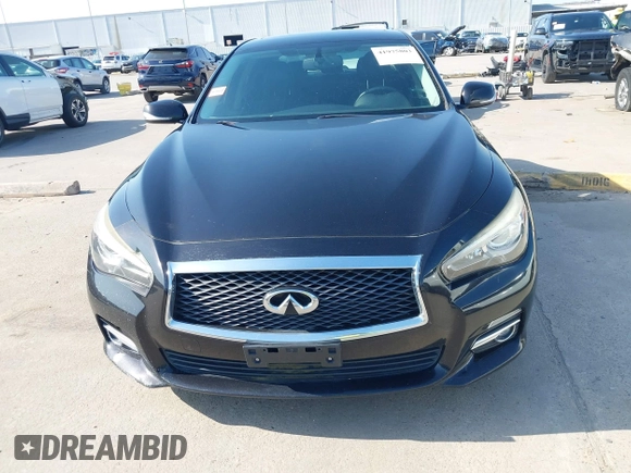 2015 Infiniti Q50 Premium with VIN JN1BV7AP1FM342558, listed as a IAAI auction lot 41975803 with 140,603 mi miles. Bid and sale history available at carsss.com. Image 12.