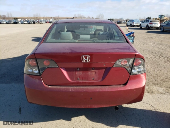 2006 Honda Civic Sdn DX-G with VIN 2HGFA16386H015981, listed as a Copart auction lot 86630894 with 268,993 mi miles and Salvage Title. Bid and sale history available at carsss.com. Image 6.