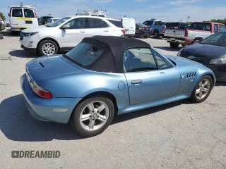2002 BMW Z3 2.5i with VIN 4USCN33442LM06728, listed as a Copart auction lot 70166964 with 0 mi miles and Clean Title. Bid and sale history available at carsss.com. Image 3.