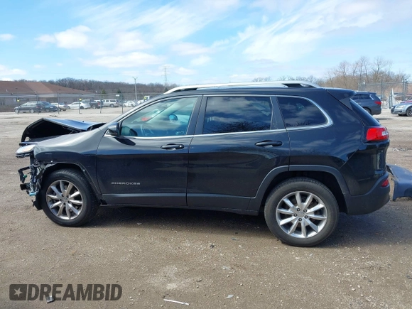 2014 Jeep Cherokee Limited with VIN 1C4PJMDS2EW153305, listed as a IAAI auction lot 41908007 with 88,015 mi miles. Bid and sale history available at carsss.com. Image 15.