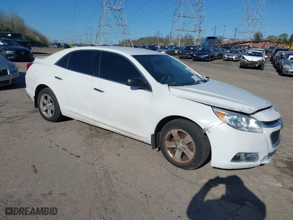 2013 Chevrolet Malibu LS with VIN 1G11B5SA1DF301048, listed as a IAAI auction lot 41983429 with 110,000 mi miles. Bid and sale history available at carsss.com. Image 1.