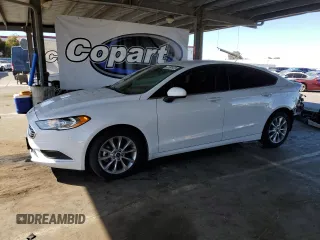 2017 Ford Fusion Hybrid SE with VIN 3FA6P0LU3HR385463, listed as a Copart auction lot 61591475 with 117,468 mi miles and Salvage title. Bid and sale history available at DreamBid. Image 1.