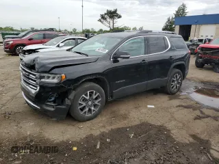2023 GMC Acadia SLE with VIN 1GKKNRL49PZ138787, listed as a Copart auction lot 59019385 with 34,914 mi miles and Salvage title. Bid and sale history available at DreamBid. Image 1.