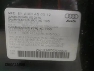 2012 Audi Q5 Premium Plus с VIN WA1LFAFP3CA095538, выставлен на аукционе Copart как лот 59919325 с пробегом 139 923 миль миль и Чистый • Clean title. История ставок и продаж доступна на DreamBid. Изображение 13.