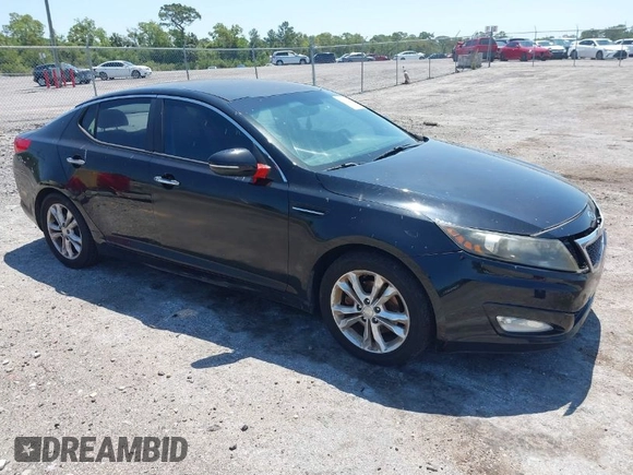 2012 Kia Optima EX with VIN 5XXGN4A70CG042190, listed as a IAAI auction lot 42003619 with 189,622 mi miles. Bid and sale history available at carsss.com. Image 1.