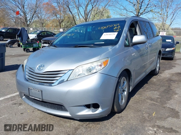 2015 Toyota Sienna LE AAS with VIN 5TDKK3DC0FS663826, listed as a IAAI auction lot 42050229 with 126,971 mi miles and . Bid and sale history available at DreamBid. Image 18.