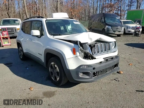2015 Jeep Renegade Latitude with VIN ZACCJABH0FPB89027, listed as a Copart auction lot 80456364 with 128,513 mi miles and Salvage Title. Bid and sale history available at carsss.com. Image 10.