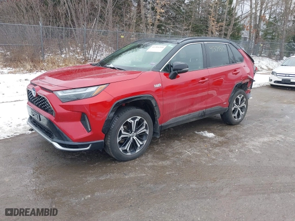 2022 Toyota RAV4 Prime XSE with VIN JTMEB3FVXND082100, listed as a IAAI auction lot 41304310 with NaN miles. Bid and sale history available at carsss.com. Image 17.