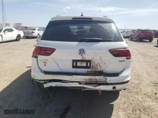 2020 Volkswagen Tiguan SE with VIN 3VV2B7AXXLM145430, listed as a Copart auction lot 51172435 with 52,708 mi miles and Salvage Title. Bid and sale history available at carsss.com. Image 6.