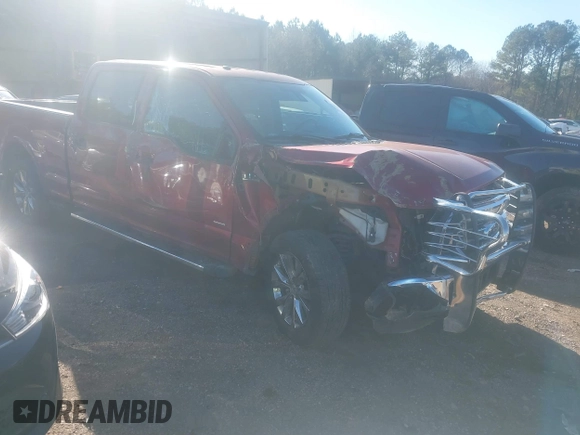 2015 Ford F-150 XL with VIN 1FTEW1CG9FKF11626, listed as a IAAI auction lot 41202217 with 125,677 mi miles. Bid and sale history available at carsss.com. Image 1.