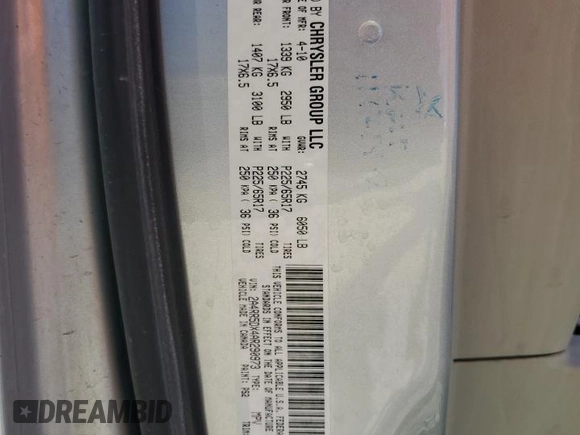 2010 Chrysler Town & Country Touring with VIN 2A4RR5DX4AR290973, listed as a Copart auction lot 70064494 with 161,007 mi miles and Salvage Title. Bid and sale history available at DreamBid. Image 13.