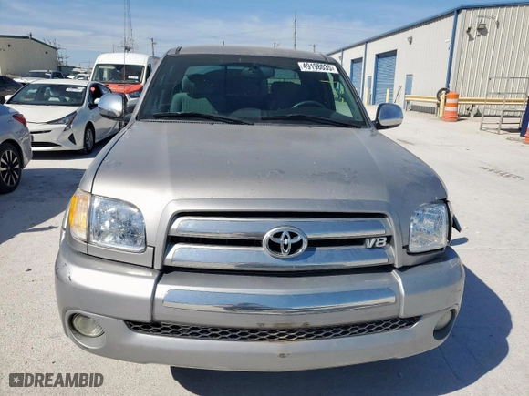 2004 Toyota Tundra SR5 with VIN 5TBRT34124S449985, listed as a Copart auction lot 49198035 with 217,987 mi miles and Salvage Title. Bid and sale history available at carsss.com. Image 5.