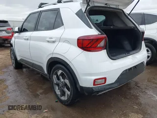 2021 Hyundai Venue SEL with VIN KMHRC8A33MU128510, listed as a IAAI auction lot 41830458 with 91,454 mi miles and . Bid and sale history available at DreamBid. Image 3.