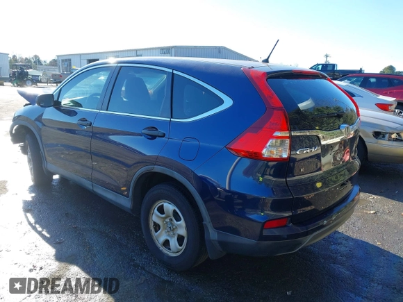 2015 Honda CR-V LX with VIN 3CZRM3H34FG712022, listed as a IAAI auction lot 41007983 with 120,280 mi miles and . Bid and sale history available at carsss.com. Image 3.