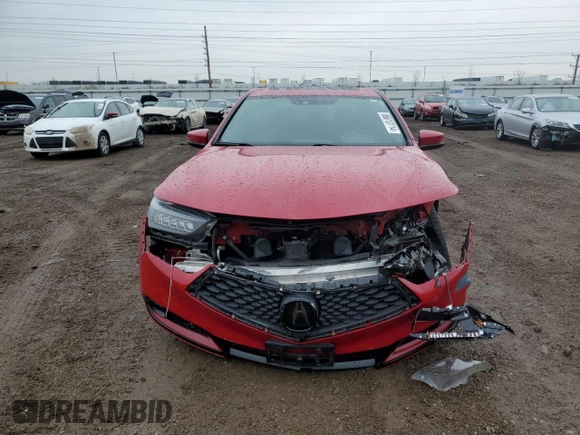 2018 Acura TLX w/A-SPEC Pkg with VIN 19UUB3F62JA004914, listed as a Copart auction lot 86613114 with 0 mi miles and Salvage Title. Bid and sale history available at carsss.com. Image 5.