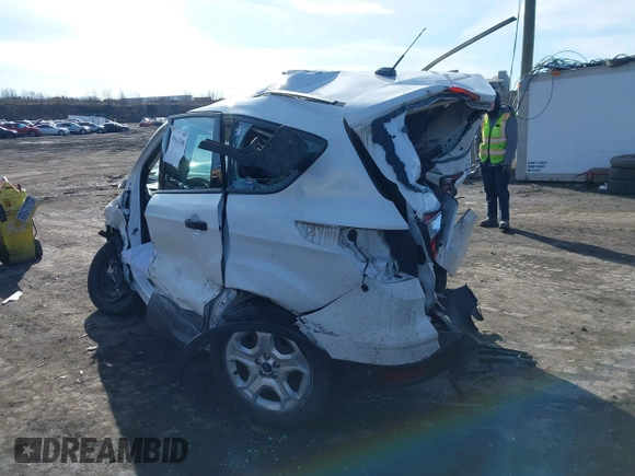 2018 Ford Escape S with VIN 1FMCU0F78JUC83887, listed as a IAAI auction lot 41614308 with 53,384 mi miles and . Bid and sale history available at DreamBid. Image 3.