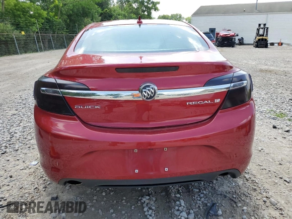 2014 Buick Regal Premium I with VIN 2G4GN5EX8E9321621, listed as a Copart auction lot 63811795 with 106,439 mi miles and Salvage title. Bid and sale history available at DreamBid. Image 6.