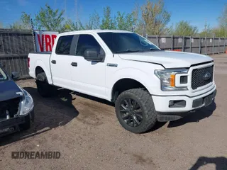 2019 Ford F-150 XL with VIN 1FTEW1EP8KKC36578, listed as a IAAI auction lot 42075888 with 140,747 mi miles. Bid and sale history available at carsss.com. Image 1.