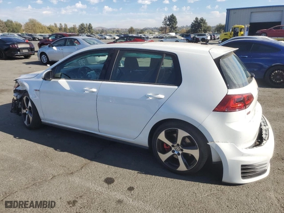 2016 Volkswagen Golf GTI S w/Performance Pkg with VIN 3VW447AU1GM033612, listed as a Copart auction lot 77866034 with 78,672 mi miles and Salvage Title. Bid and sale history available at carsss.com. Image 2.