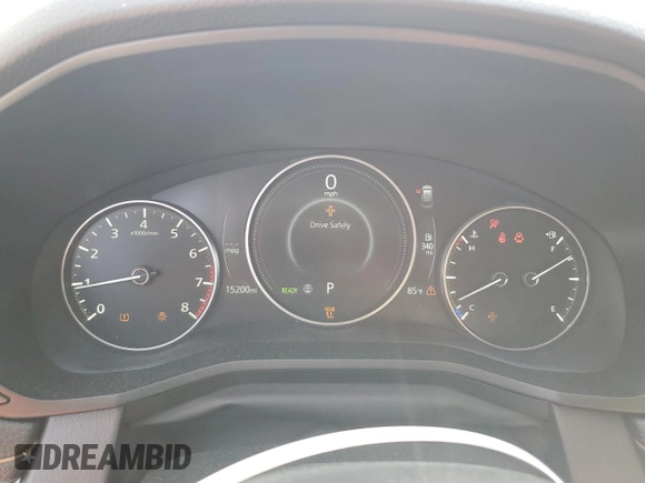 2025 Mazda CX-90 Preferred with VIN JM3KKBHD1S1208382, listed as a Copart auction lot 49275765 with 15,200 mi miles and Salvage title. Bid and sale history available at DreamBid. Image 9.