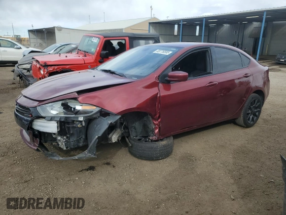 2015 Dodge Dart SE z VIN 1C3CDFAAXFD364315, wystawiony jako Copart lot #49776595 z przebiegiem 137 134 mil mil oraz Szkoda całkowita • Salvage title. Historia ofert i sprzedaży dostępna na DreamBid. Obrazek 1.