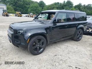 2025 Land Rover Defender with VIN SALEWFFE6S2403619, listed as a Copart auction lot 62792315 with 1,395 mi miles and Salvage title. Bid and sale history available at DreamBid. Image 1.