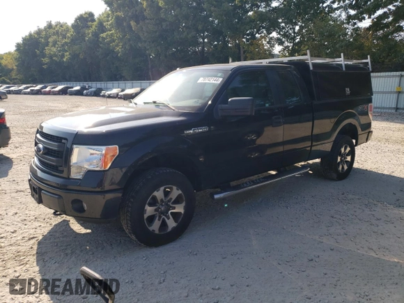 2014 Ford F-150 XL with VIN 1FTEX1EM0EKG54253, listed as a Copart auction lot 70742144 with 102,649 mi miles and Non Repairable. Bid and sale history available at carsss.com. Image 1.