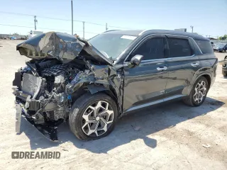 2022 Hyundai Palisade Calligraphy z VIN KM8R74HE7NU481435, wystawiony jako Copart lot #56512545 z przebiegiem Nie podano mil oraz Nie do naprawy • Non repairable. Historia ofert i sprzedaży dostępna na DreamBid. Obrazek 1.
