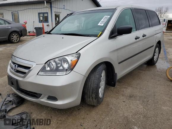 2007 Honda Odyssey LX with VIN 5FNRL382X7B140770, listed as a Copart auction lot 50531625 with 126,117 mi miles and Salvage Title. Bid and sale history available at carsss.com. Image 1.