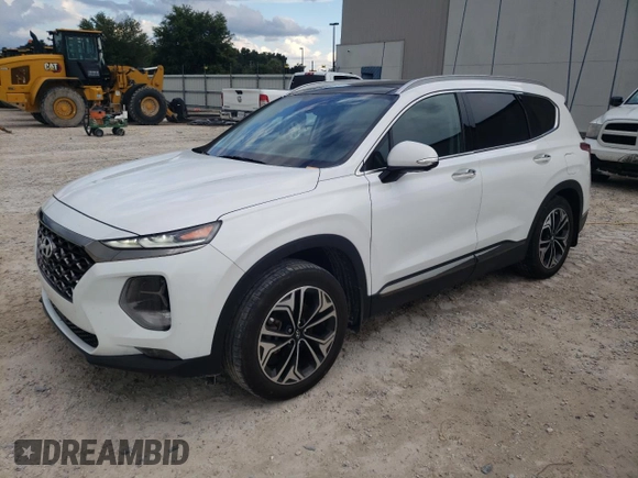 2020 Hyundai Santa Fe Limited with VIN 5NMS53AA0LH239118, listed as a Copart auction lot 71769394 with 37,626 mi miles and Non Repairable. Bid and sale history available at DreamBid. Image 1.