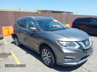 2017 Nissan Rogue SV with VIN KNMAT2MT9HP588530, listed as a IAAI auction lot 42560615 with 87,265 mi miles and . Bid and sale history available at DreamBid. Image 1.