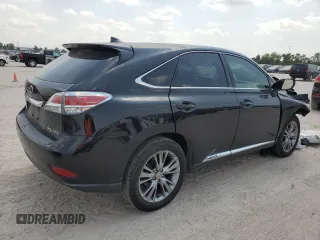 2014 Lexus RX 450h with VIN JTJZB1BA1E2413678, listed as a Copart auction lot 68524544 with 104,784 mi miles and Salvage title. Bid and sale history available at DreamBid. Image 3.